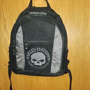 Harley-Davidson Black and Gray Men's Backpack